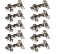 SOTECH 10 x Cerniere per vasi T52 Arresto d'angolo con smorzatore | + piastra a croce per Singole e disponibili in set da 6, 10, 20 o 30!