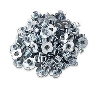 SOTECH 100 x Dadi ad Incastro M8 x 10 x 20 mm con 4 punte per il fissaggio | di parti di mobili