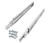 SOTECH 2 paia Guide ad estrazione totale KV1-35-H45-L450-PP-MS 450 mm Push to Open Carico massimo 35 kg Guida a cassetto con set di viti incluso