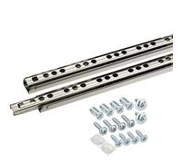 SOTECH 2 pezzi (1 paio) Guide per cassetti 278 mm 17 mm - Guide per cassetti - Sistema di guide per cassetti - Guide ad estrazione parziale