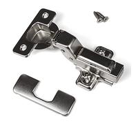 SOTECH 2 pezzi Cerniere a scodellino SOFT-CLOSE 105° Battuta interna T45 con piastre di montaggio e viti e montaggio rapido KLIP, testato con 50000 cicli SO-T45