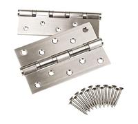 SOTECH 2 pezzi Cerniere per porte 127 x 76 x 2,5 mm cerniera a vite in acciaio inox SS304 cuscinetto a sfera con viti in acciaio inox portata 75 kg