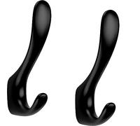 SOTECH 2 pezzi Ganci appendiabiti NANA nero opaco 120 x 22 x 56 mm con montaggio nascosto Ganci appendiabiti della collezione BlackLine