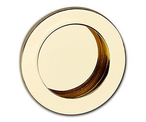 SOTECH 2 pezzi Maniglie per mobili EL-01 Ø 50 mm Maniglie per ingressi ottici in ottone