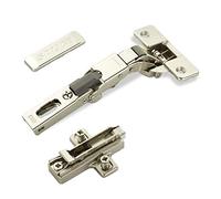 SOTECH 2 x cerniere universali Salice con foratura a 110° T48 Push Open | per porte arrotondate, in battuta e profilate con altezza della piastra trasversale 6 mm