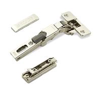 SOTECH 2 x cerniere universali Salice con foro a 110° T48 Push Open | per porte arrotondate, battute e profilate con altezza piastra lineare 3 mm