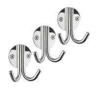 SOTECH 3 ganci appendiabiti ELEN 65 x 78 x 33 mm in acciaio inox lucido appendiabiti da parete ganci in acciaio inox