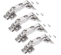 SOTECH 4 pezzi Cerniere grandangolari T52 Battuta d'angolo 165° Cerniera a scodellino grandangolare Soft-Close incl. piastra di montaggio