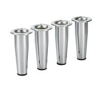 SOTECH 4 pezzi Piedini per mobili FOX-TROT cromati/altezza: 80 mm regolabile