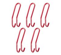 SOTECH 5 ganci appendiabiti FARA 192 x 51 mm in acciaio rosso appendiabiti da parete gancio appendiabiti gancio giacca