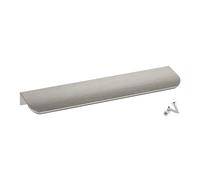 SOTECH 5 pezzi di maniglie per mobili in bianco Tommy look acciaio inox spazzolato 200 mm strisce di maniglie per il montaggio sul fronte interno incl. viti di fissaggio