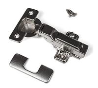 SOTECH 6 pezzi Cerniera a scodellino SOFT-CLOSE 105° Battuta centrale T45 con piastrine di montaggio e viti e montaggio rapido KLIP, testato con 50000 cicli SO-T45