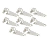 SOTECH 8 pezzi Connettori per piano tavolo De Luxe 53,5 mm per tavoli a telaio e inserti per tavoli, ganci di bloccaggio in metallo per l'avvitamento sotto il piano del tavolo