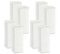 SOTECH 8 pezzi piedi di mobili Quebec 120 mm (+ 10 mm) 40 x 40 mm bianco altezza variabile piedi di armadi di alluminio