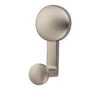 SOTECH Appendiabiti GRIO Altezza: 96 x Larghezza: 45 mm Aspetto acciaio | inossidabile moderno in zinco pressofuso Gancio da parete stabile