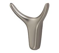 SOTECH Appendiabiti TORO Altezza: 66 x Larghezza: 60 mm Aspetto acciaio | inox moderno in zinco pressofuso Stabile gancio da parete