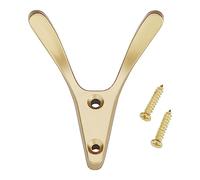 SOTECH Appendiabiti VOLTA 77 x 68 x 30 mm look ottone Appendiabiti in robusto zinco pressofuso Gancio a parete con spessore del materiale di 8 mm