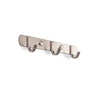 SOTECH Barra appendiabiti con 3 ganci SAMU Appendiabiti in acciaio inox spazzolato 200 mm Barra per i ganci