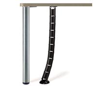 SOTECH Canalina per Cavi Scrivania Passacavi Lunghezza: 795 mm squadrato | 62 x 25 mm nero