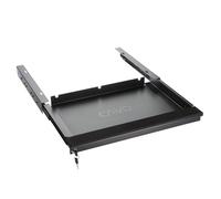 SOTECH CAVO Cassetto per computer portatile con serratura 580 x 446 x 55 mm | nero per notebook per sottostruttura by
