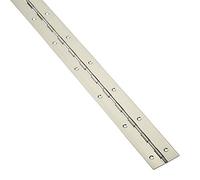 SOTECH Cerniera 1000 x 40 x 1,0 mm in acciaio inox lucido per pianoforte