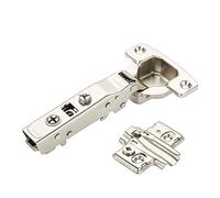 SOTECH Cerniera a chiusura MASTER T48 Battuta angolare 110° con serranda e piastra a croce con Regolazione eccentrica