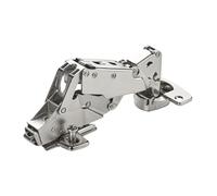 SOTECH Cerniera grandangolare 165° Sensys 8657i Arresto centrale (semipresente) chiusura morbida e automatica, montaggio rapido incl. piastra di montaggio Altezza 0 mm con viti Euro