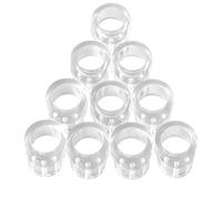 SOTECH Confezione da Ø 20 mm 10 paracolpi trasparenti per maniglie di porte