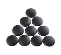 SOTECH confezione da 10 paracolpi per porta Ø 40 mm H: 9 mm ammortizzatore di arresto nero autoadesivo - protezione perfetta per pareti e mobili