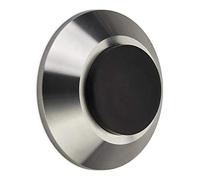 SOTECH fermaporta Diskus altezza 15,5 mm acciaio inossidabile vero Ø 60 mm fermaporta con ammortizzatore di gomma Ø 33 mm