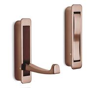 SOTECH Gancio Pieghevole per l'Ingresso Zilly 80 x 20 x 14 mm Rame Lucidato Gancio Appendiabiti Pieghevole per Fresatura Fresare Gancio di Fresatura