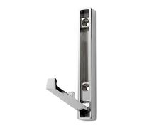 SOTECH Gancio pieghevole VALVOLE Altezza: 120 x Larghezza: 16 mm | Cromo lucido Appendiabiti moderno in zinco pressofuso