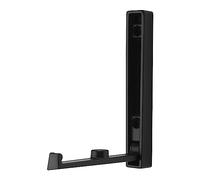 SOTECH Gancio pieghevole VALVOLE Altezza: 120 x Larghezza: 16 mm nero opaco | Appendiabiti moderno in zinco pressofuso