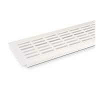 SOTECH Griglia di ventilazione in Lamiera forata 480 x 81 mm Bianco | RAL9003
