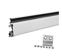 SOTECH Guarnizione automatica per porta avvitabile H15 per larghezza max. | 985 mm, accorciabile a 150 mm, DIN sinistra/destra, alluminio con gomma elastica per un maggiore comfort ed efficienza