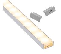 SOTECH LED profilo in alluminio-PH1 (2000 x 18 x 8,5 mm) per strisce LED larghe fino a 16 mm (ad es. per Philips Hue LightStrip)