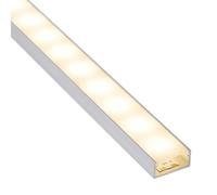 SOTECH LED profilo per montaggio in superficie PH1 (2000 x 18 x 8,5 mm) per strisce LED larghe fino a 16 mm (ad es. per Philips Hue LightStrip)