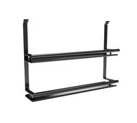 SOTECH Linero style portaspezie nero a 2 livelli 380 x 80 x 271 mm da appendere