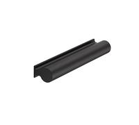 SOTECH Maniglia per mobili HELSING BA 192 mm in alluminio anodizzato nero | profilo a nastro