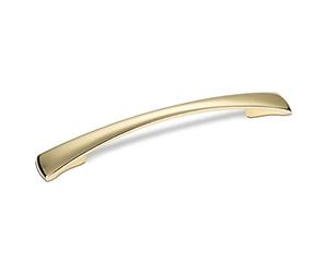 SOTECH Maniglia per mobili JAN look ottone BA 128 mm per arco per mobile | per cucina