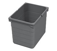 SOTECH Ninka eins2vier Raccoglitore di Rifiuti 15 L Grigio Scuro Altezza: 250 mm 306 x 230 mm Sistema di Raccolta Differenziata Pattumiera bidone del compost 5078.90