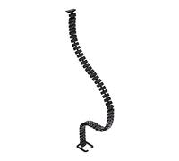 SOTECH Passacavi Verticale a 1400 mm Nero Canalina per Cavi con 52 Segmenti | per Altezze di Scrivania