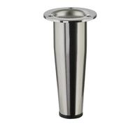SOTECH Piedino per mobili Piede per divano FOX-TROT aspetto acciaio inox/altezza: 120 mm regolabile