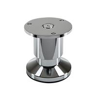 SOTECH Piedino per mobili TERRA Altezza 50 mm Cromo lucido regolabile in altezza fino a max. 15 mm, carico max. 250 kg