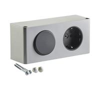 SOTECH Presa di corrente Powerbox incl. interruttore per illuminazione LED 12 V 10 W scatola combinata per armadio a specchio armadio da cucina TÜV testato (con alimentatore)