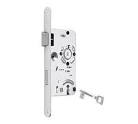 SOTECH Serratura per Porta BKS Serratura a Cilindro Classe 1 Entrata 55 mm Frontale 20 mm DIN Distanza Sinistra 72 mm Serratura da Infilare a Cilindro