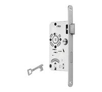 SOTECH Serratura per Porta BKS Serratura a Cilindro Classe 1 Entrata 55 mm Frontale 20 mm DIN Distanza Destra 72 mm Serratura da Infilare a Cilindro