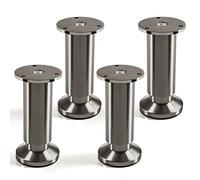 SOTECH Set di 120 mm 4 piedini per mobili ALPHA gambe tavolo regolabili