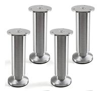 SOTECH Set di 150 mm 4 per mobili ALPHA piedini regolabili in alluminio