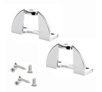 SOTECH set di 2 adattatori per maniglie per mobili 45 x 19,5 x 26 mm | cromo lucido, spessore massimo dell'anta 20 mm adattatore per incl. materiale